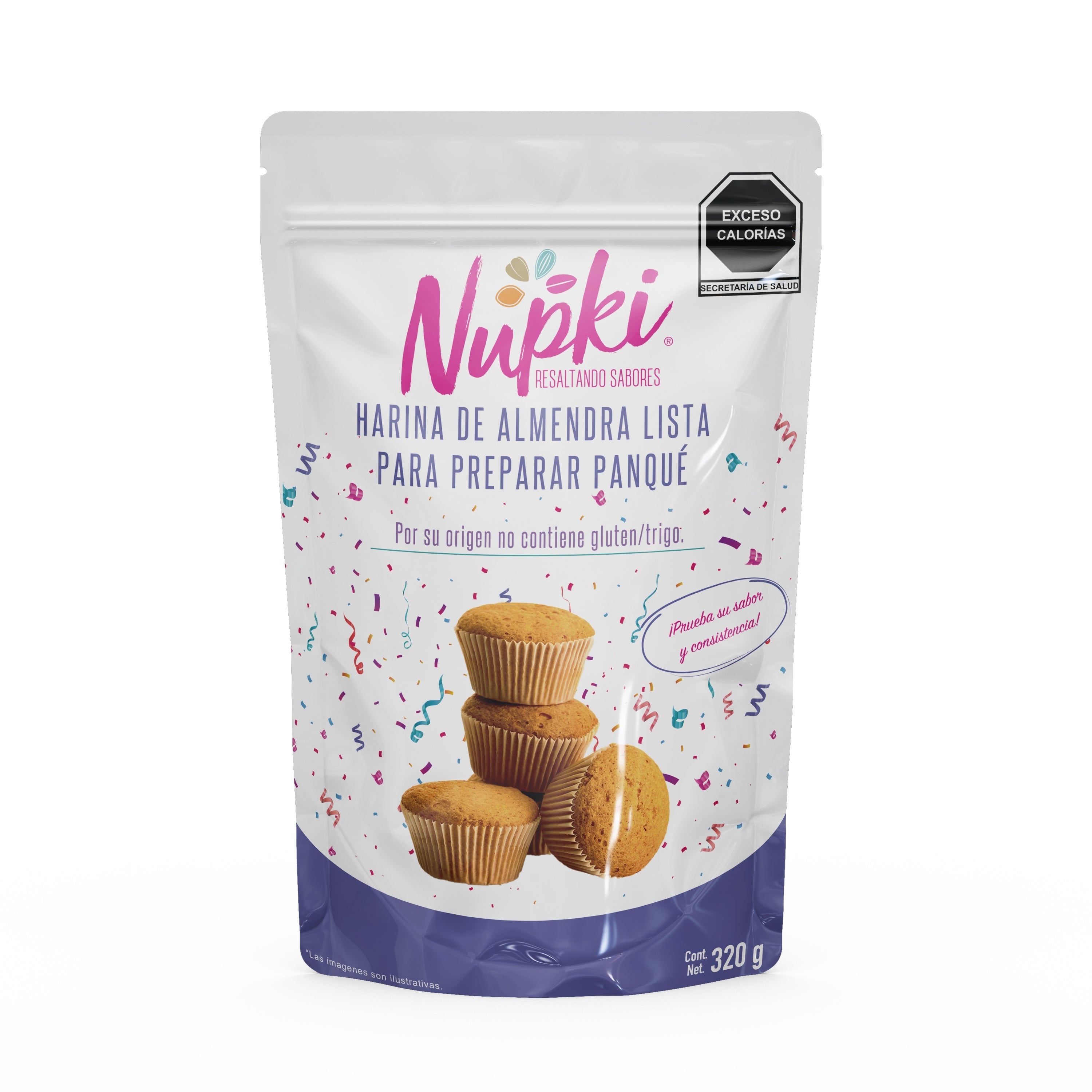 Harina de Almendra lista para preparar Panqué